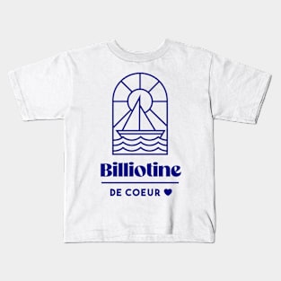 Billiotine of hearts - Brittany Morbihan 56 Sea Holidays Beach Kids T-Shirt